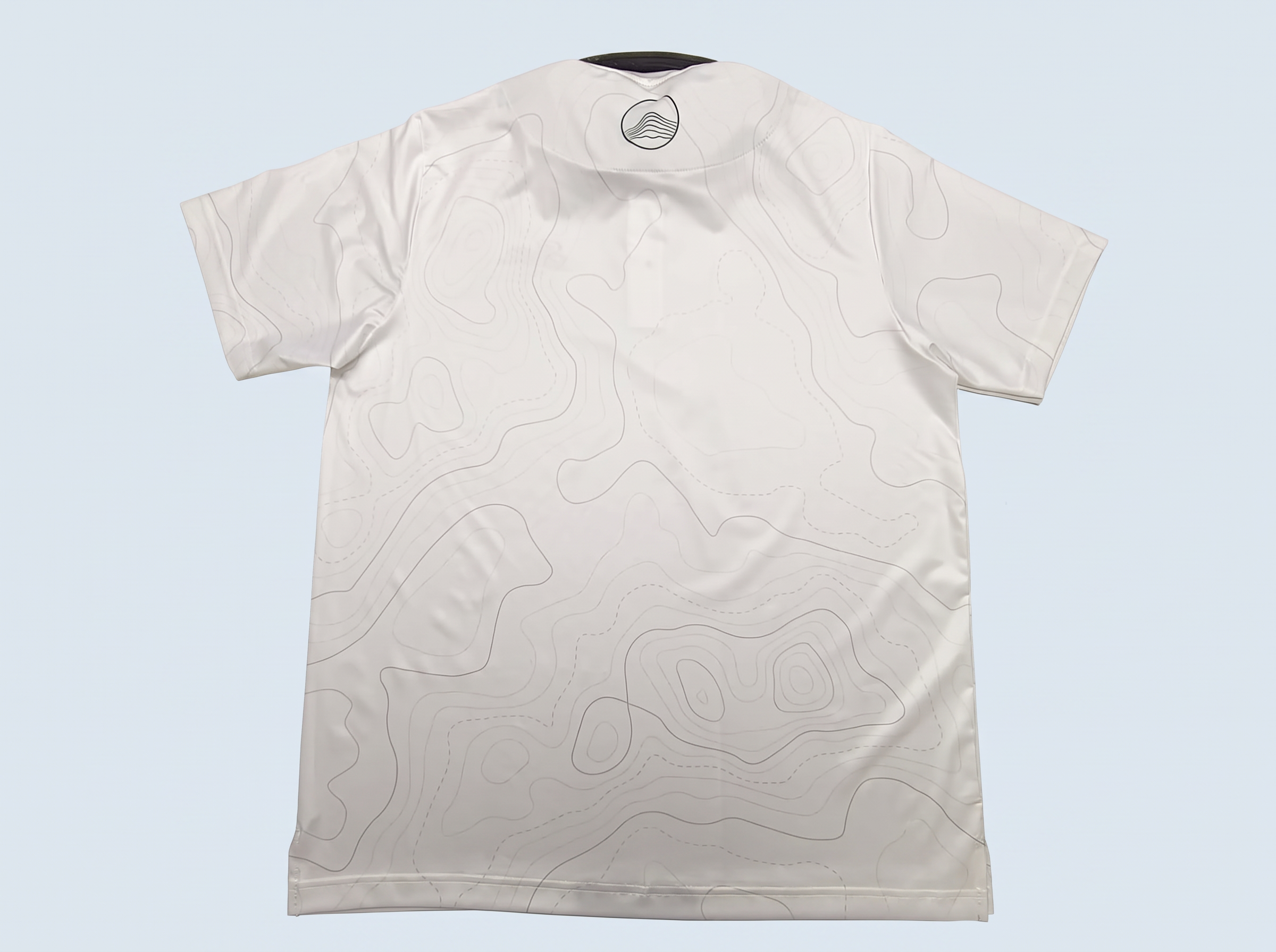 Slope Golf private-label polo — back view